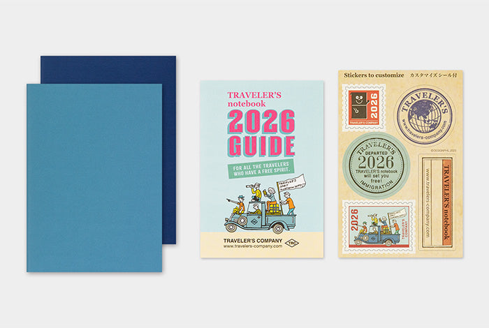 TRAVELER'S COMPANY Notebook Passport Refill - 2026 Weekly Diary