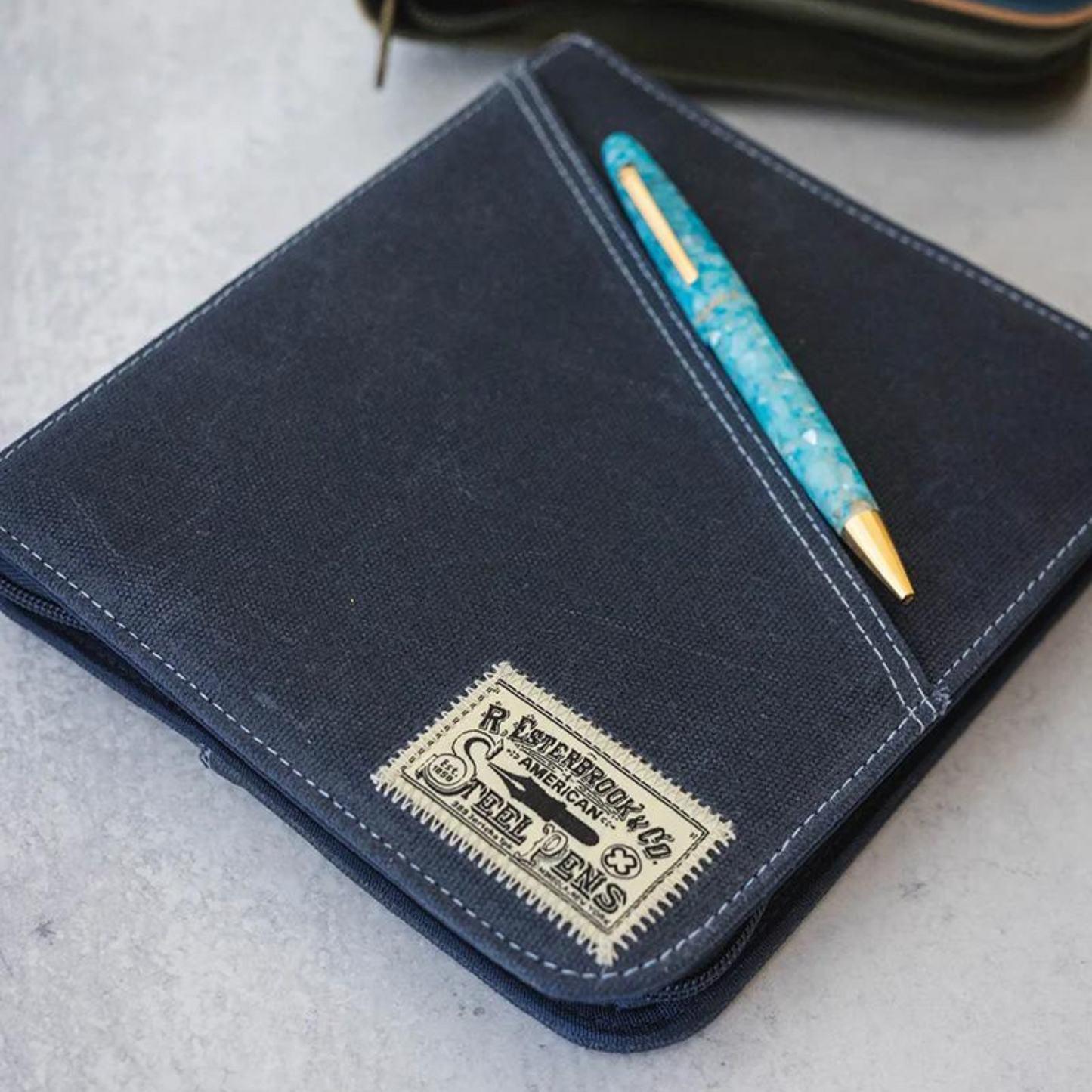 Esterbrook Canvas Pen Case - 20 Pens - Navy