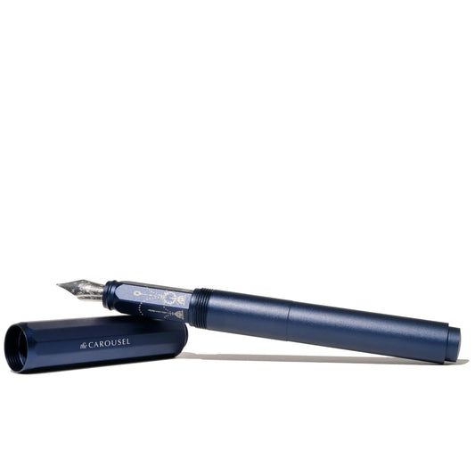Ferris Wheel Press - Glistening Glass Limited Edition - The Aluminium Carousel Fountain Pen