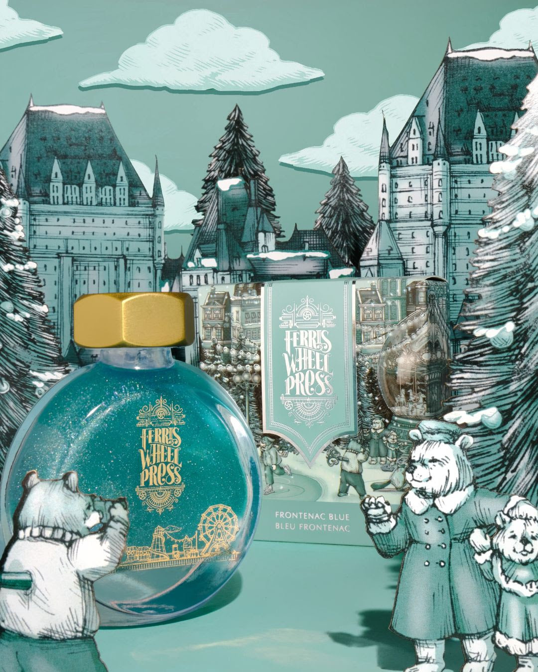 Ferris Wheel Press - Frontenac Blue Ink 38 ml