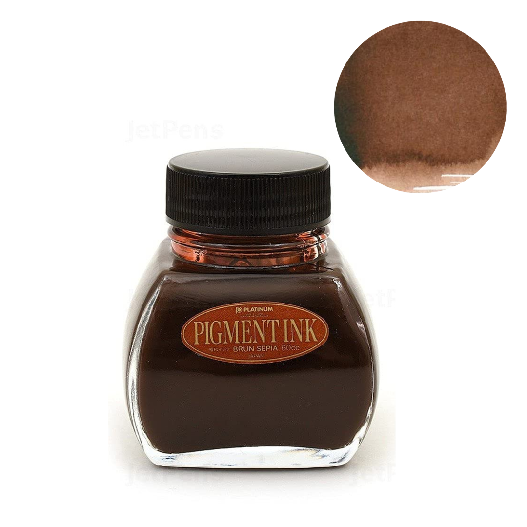Platinum Permanent Pigmented Brown Ink 60 ml