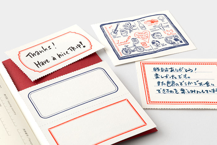 TRAVELER'S COMPANY Notebook Passport Insert LOVE AND TRIP Edition - Blank