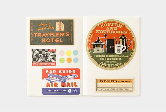 TRAVELER'S COMPANY Notebook Passport Insert 017 - Sticker Release Paper