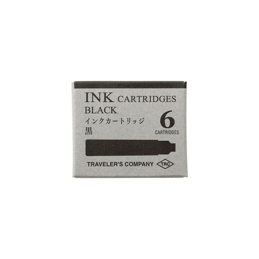 TRAVELER'S COMPANY - Fountain Pen Ink Cartridge - Pack of 6
