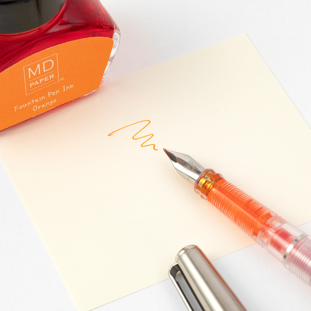 Midori MD Bottled Ink - Orange - Fountain Pen Ink