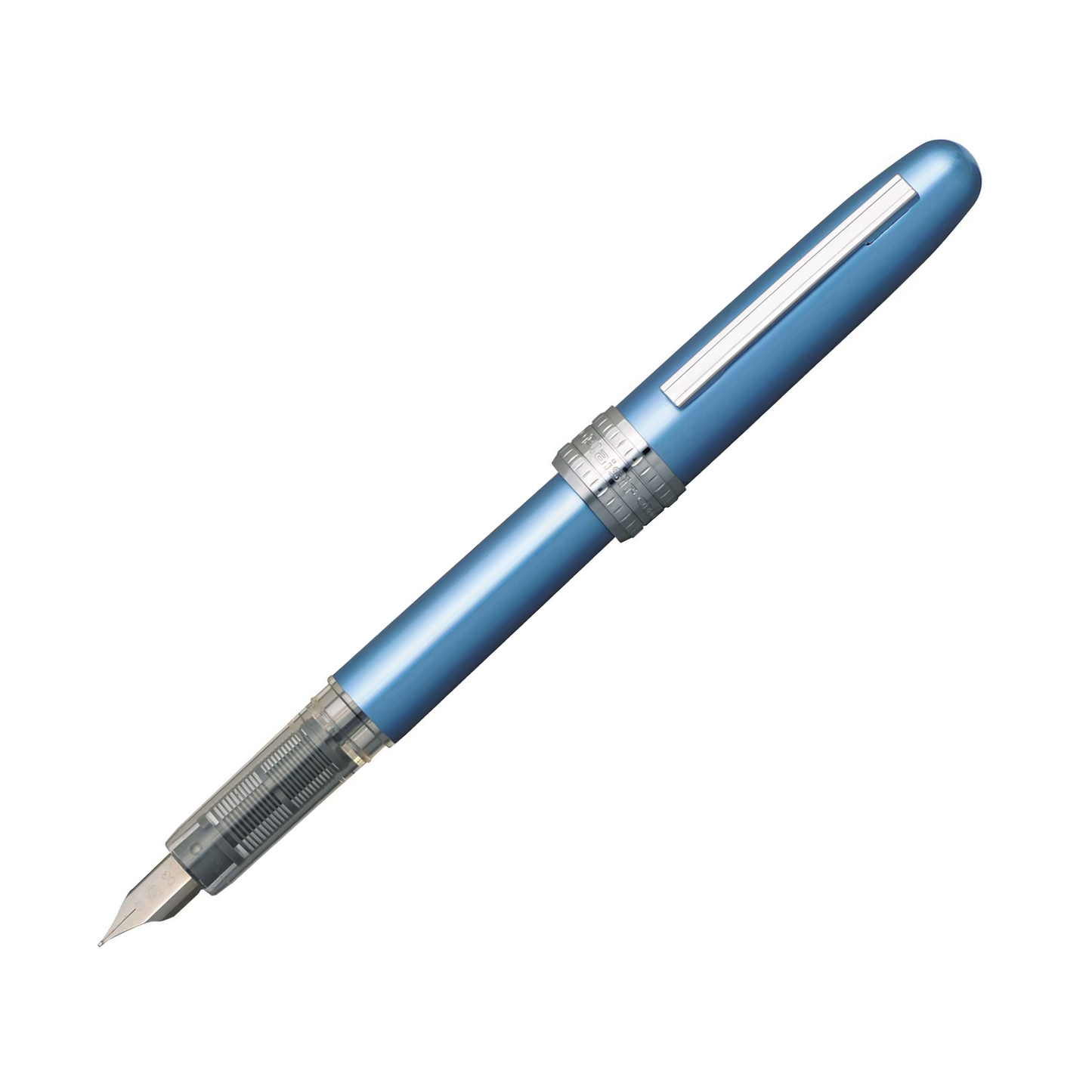 Platinum Plaisir Fountain Pen - Frosty Blue