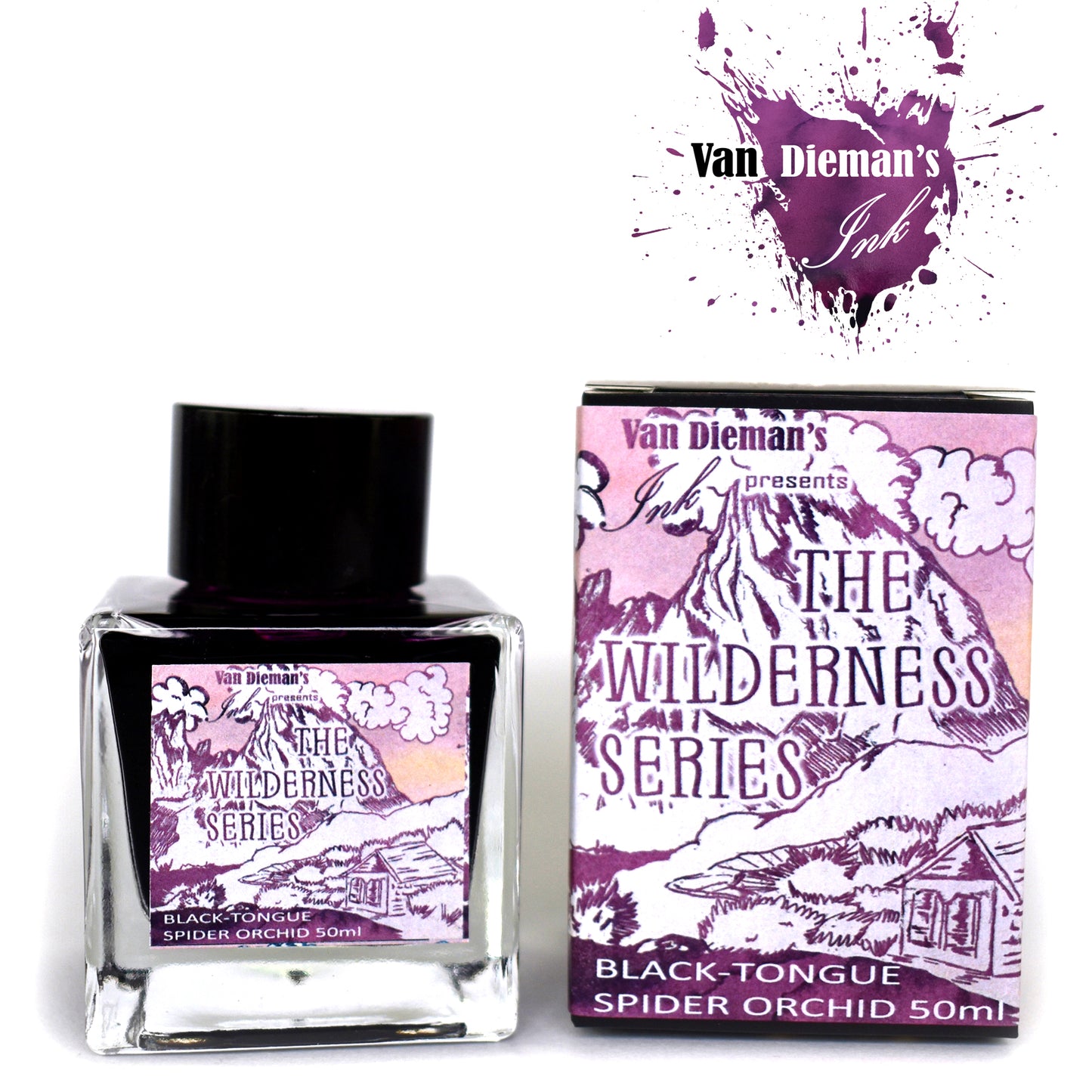 Van Dieman’s Black-Tongue Spider Orchid - Fountain Pen Ink