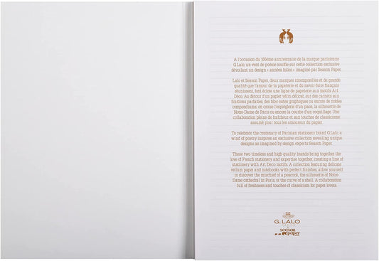 G. Lalo - Blue A5 Season Paper 100th Anniversar Notebook - White