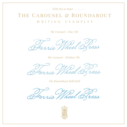 Ferris Wheel Press - Forget Me Not - The Carousel Fountain Pen