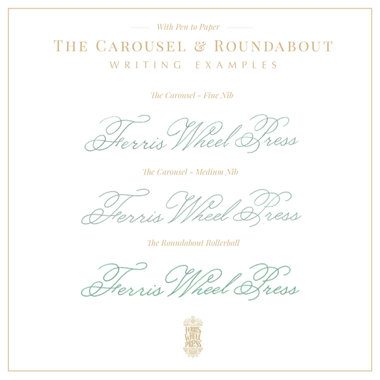 Ferris Wheel Press - Seaside Glass - The Roundabout Rollerball Pen