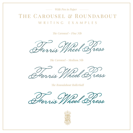 Ferris Wheel Press - Tattler's Teal - The Roundabout Rollerball Pen