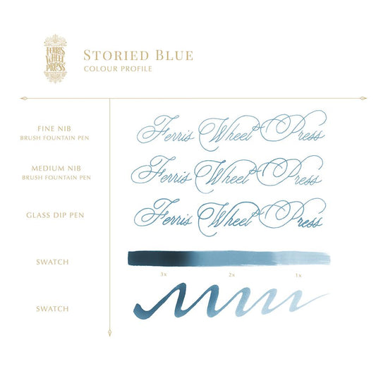 Ferris Wheel Press - Storied Blue Ink 38 ml