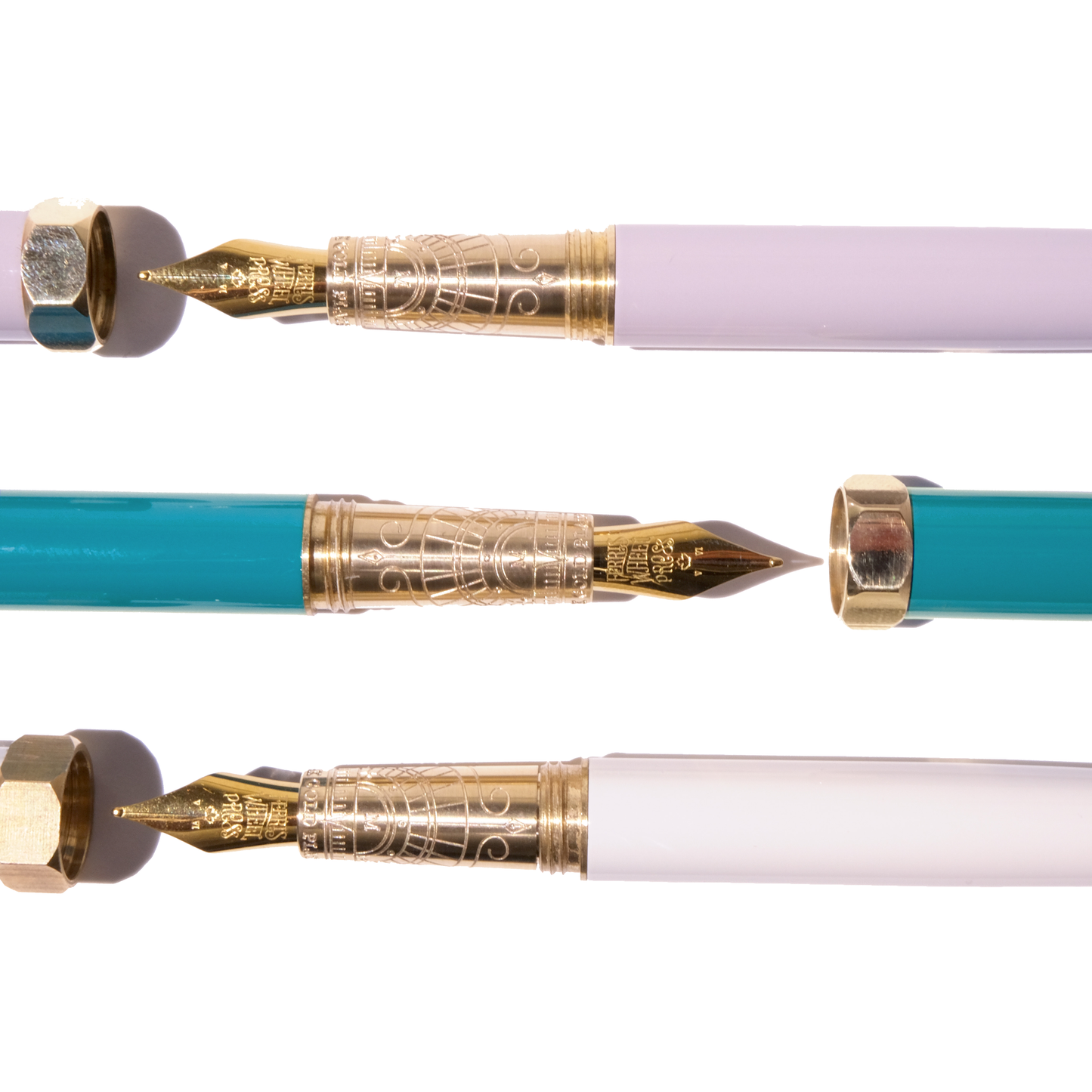 Ferris Wheel Press - Sandcastle Clay Brush Fountain Pen - Gold Nib