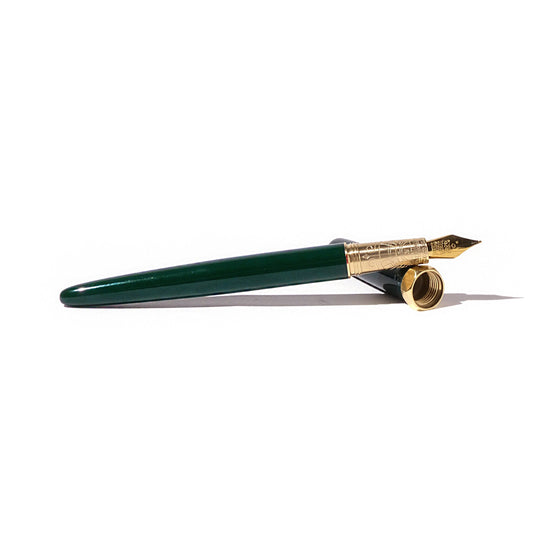 Ferris Wheel Press - Lord Evergreen Brush Fountain Pen - Gold Nib