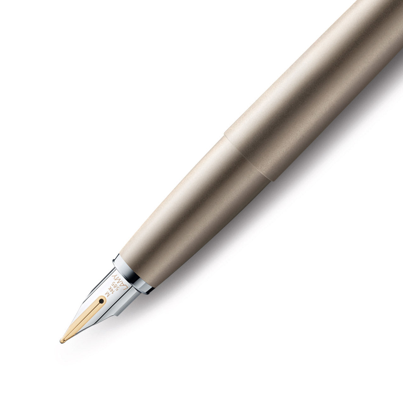 LAMY studio Fountain Pen - Palladium 14K Gold Inlaid Nib