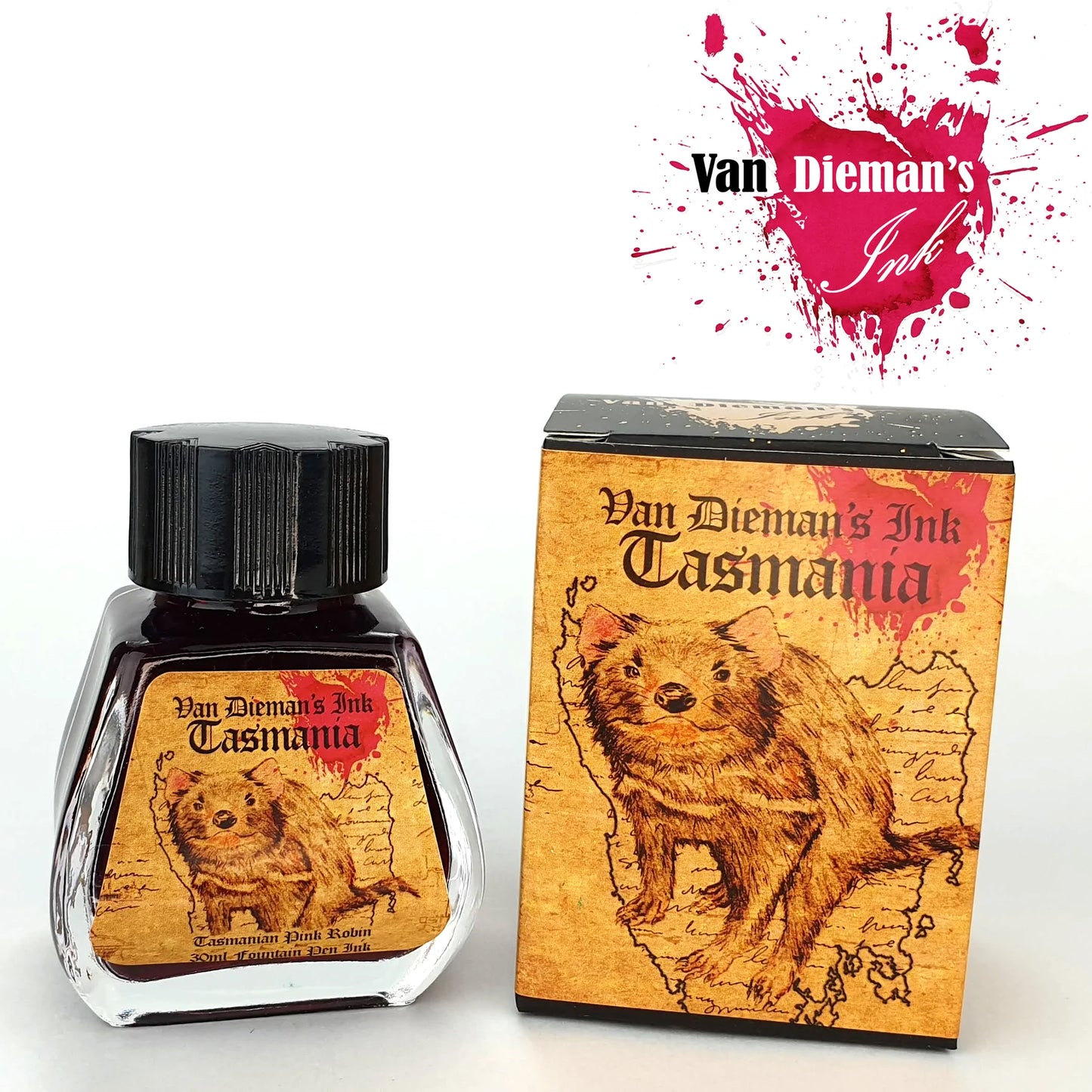 Van Dieman’s Tasmanian Pink Robin - Fountain Pen Ink