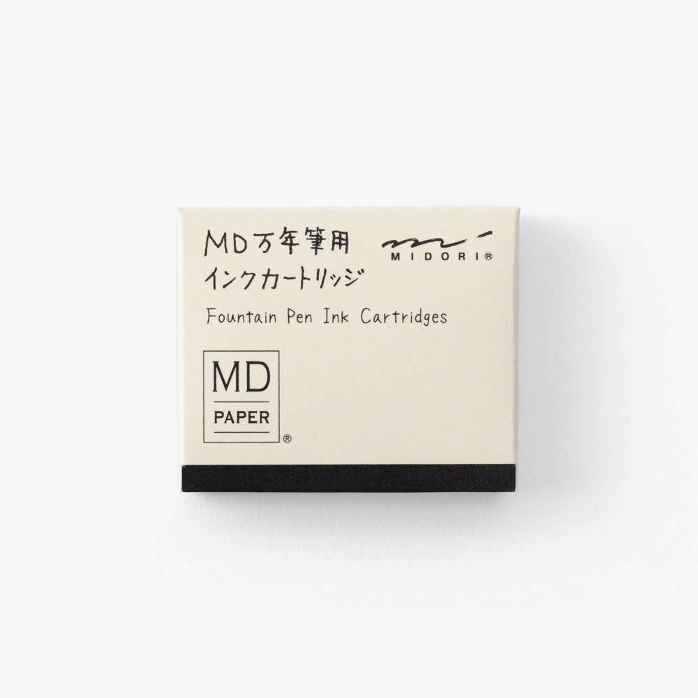 Midori MD Fountain Pen Ink Cartridge - Pack of 6