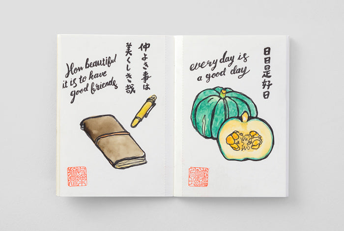 TRAVELER'S COMPANY Notebook Passport Insert 015 - Watercolour Paper