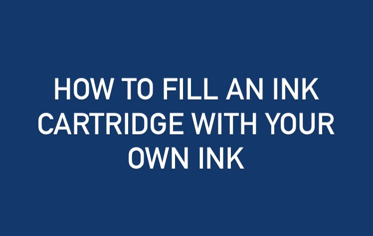Fountain Pen Tip #1 - How to Refill an Ink Cartridge