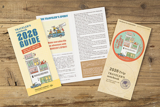 TRAVELER'S COMPANY Notebook Regular Insert - 2026 Monthly Diary