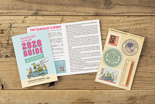 TRAVELER'S COMPANY Notebook Passport Refill - 2026 Weekly Diary