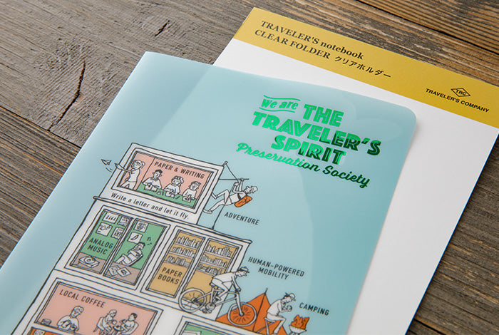 TRAVELER'S COMPANY Notebook Regular Insert 2026 - Clear Folder