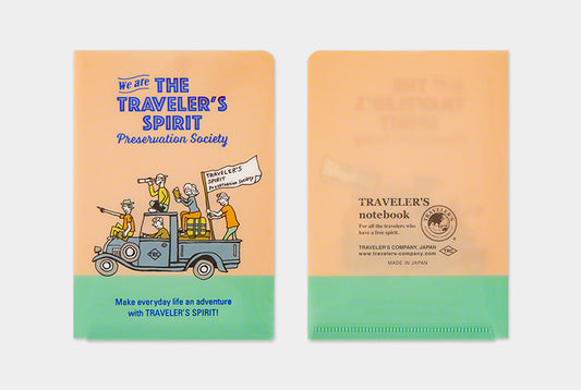 TRAVELER'S COMPANY Notebook Passport Insert 2026 - Clear Folder