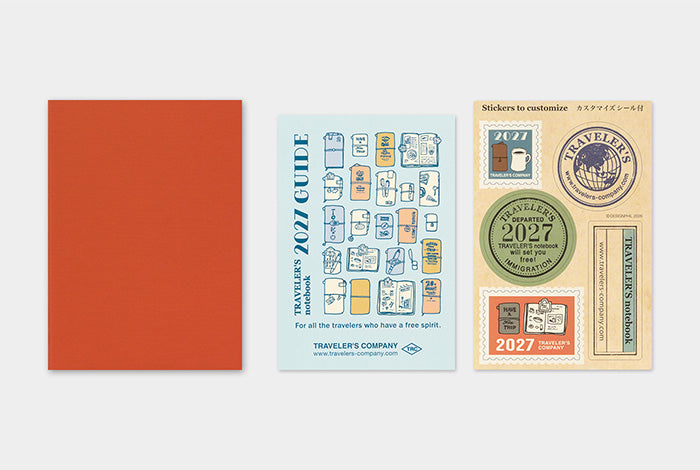 TRAVELER'S COMPANY Notebook Passport Refill - 2027 Monthly Diary