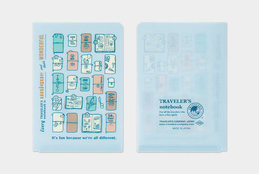 TRAVELER'S COMPANY Notebook Passport Insert 2027 - Clear Folder