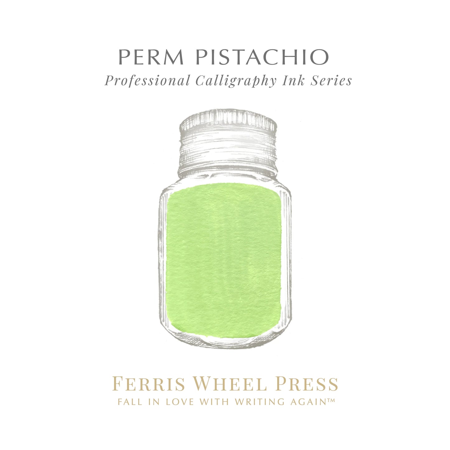 Ferris Wheel Press - Calligraphy Ink - Perm Pistachio 28 ml