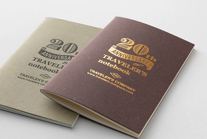 TRAVELER'S COMPANY - Notebook Starter Kit - 20th Anniversary Edition - Black Card Sized