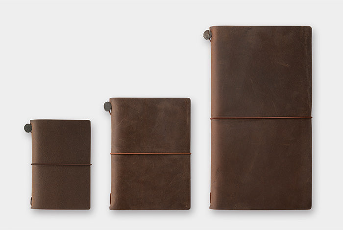 PRE-ORDER - TRAVELER'S COMPANY - Notebook Starter Kit - 20th Anniversary Edition - Brown Card Sized