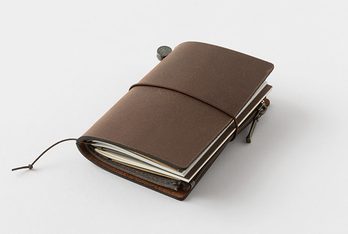 PRE-ORDER - TRAVELER'S COMPANY - Notebook Starter Kit - 20th Anniversary Edition - Brown Card Sized