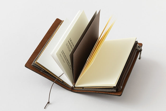PRE-ORDER - TRAVELER'S COMPANY - Notebook Starter Kit - 20th Anniversary Edition - Brown Card Sized