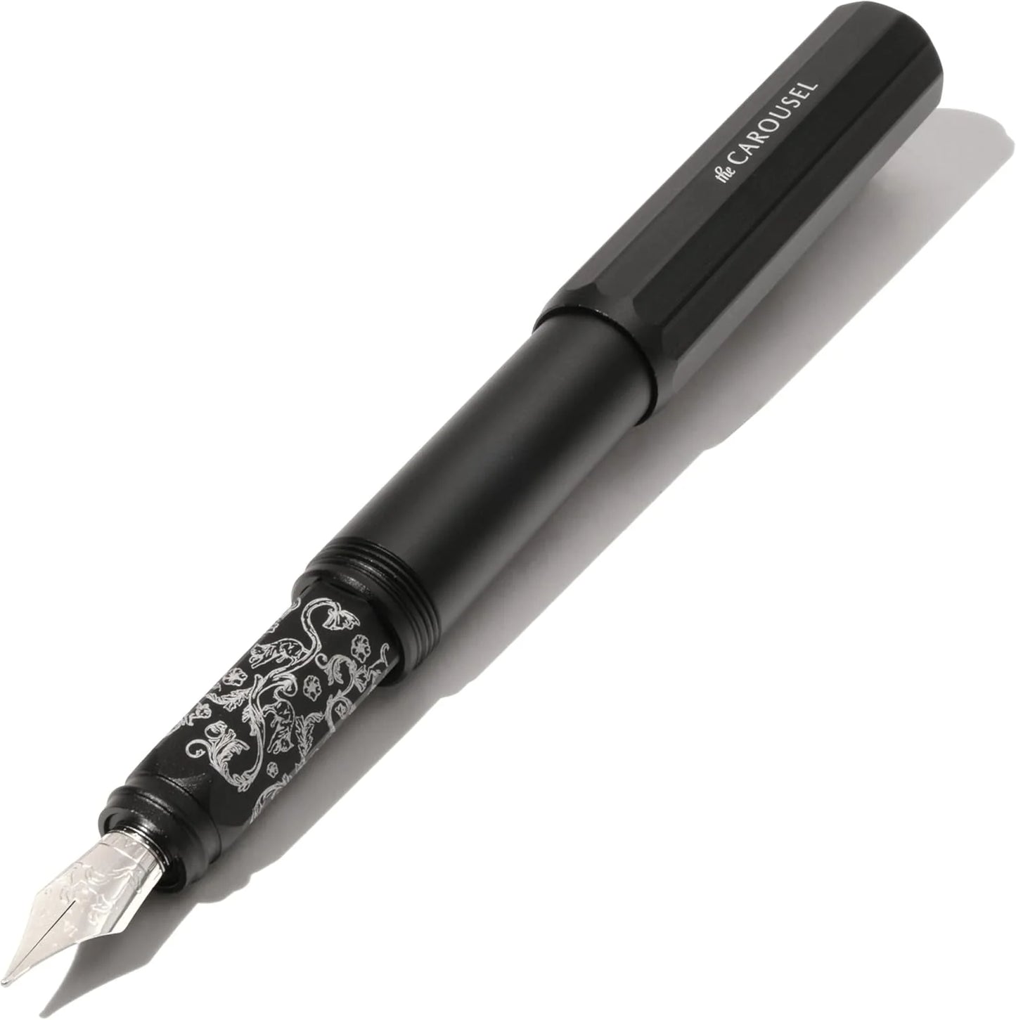 Ferris Wheel Press - Bearrington Black Limited Edition - The Aluminium Carousel Fountain Pen