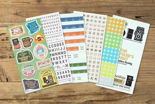 TRAVELER'S COMPANY Notebook Regular Insert 2026 - Sticker Set