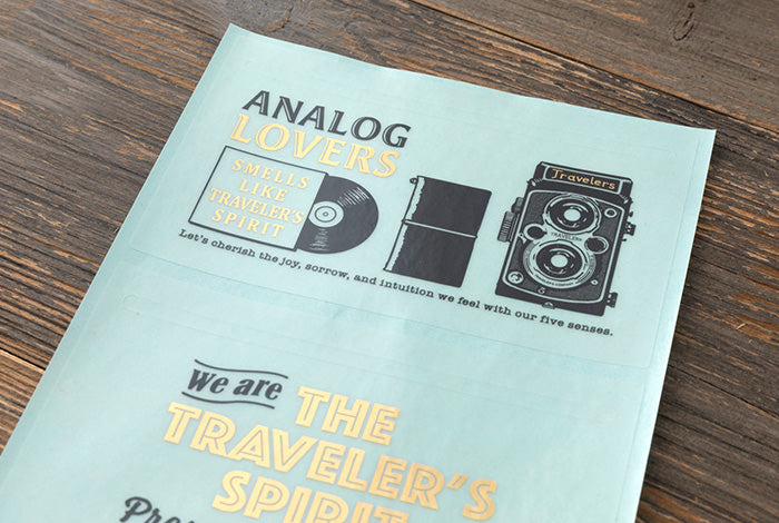 TRAVELER'S COMPANY Notebook Regular Insert 2026 - Sticker Set