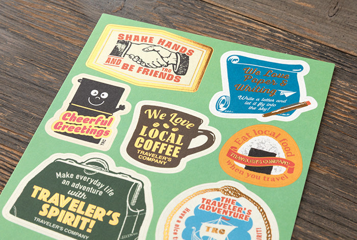 TRAVELER'S COMPANY Notebook Regular Insert 2026 - Sticker Set