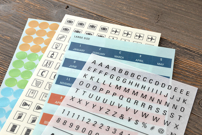 TRAVELER'S COMPANY Notebook Regular Insert 2026 - Sticker Set