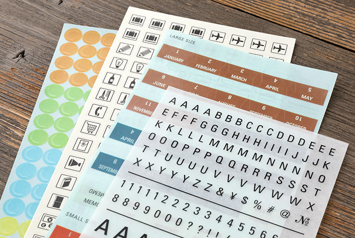 TRAVELER'S COMPANY Notebook Regular Insert 2027 - Sticker Set
