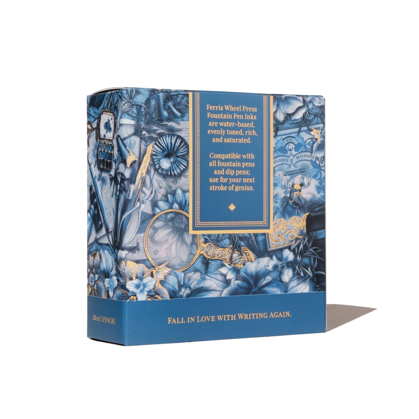 Ferris Wheel Press - Bluebell Brushstrokes Ink