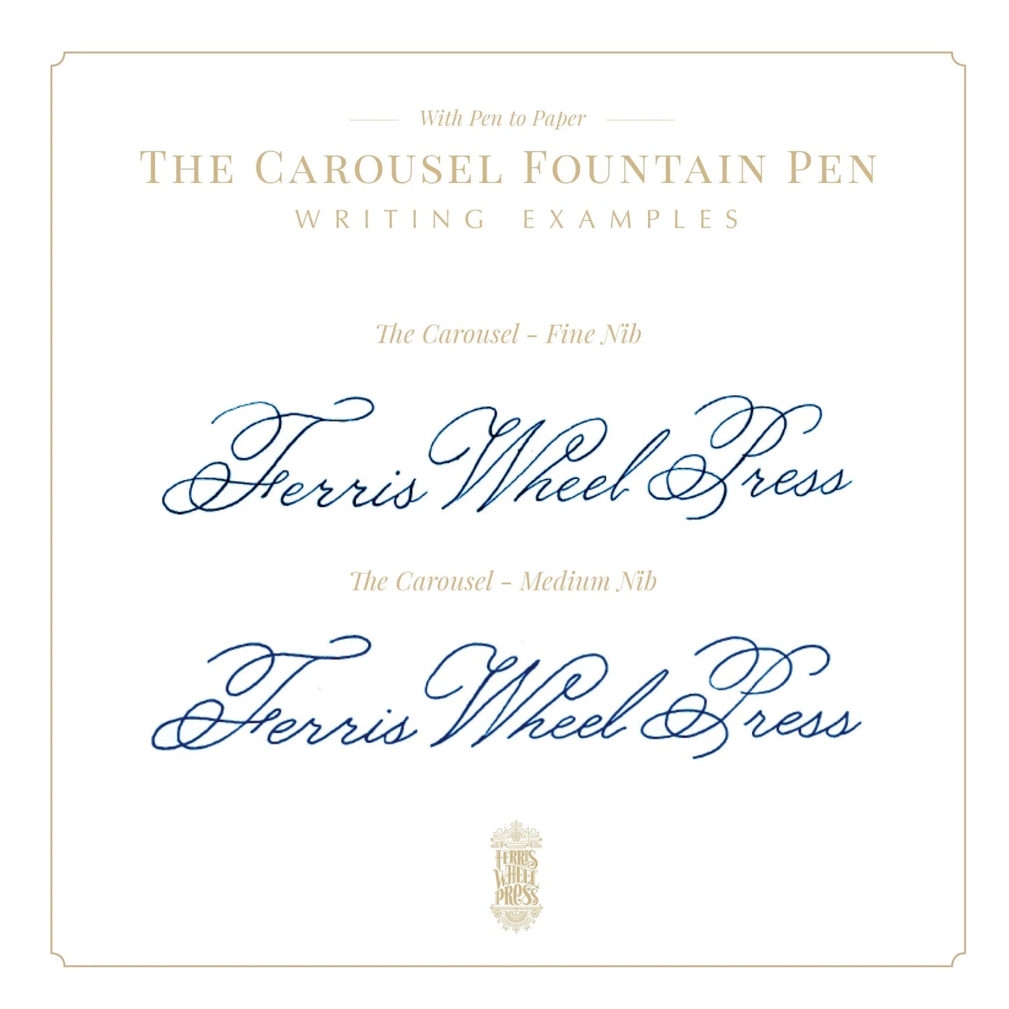 Ferris Wheel Press - Tides of Midas Limited Edition - The Carousel Fountain Pen