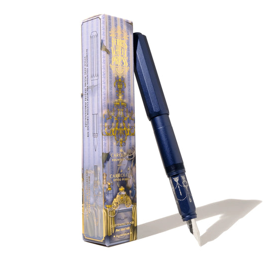 Ferris Wheel Press - Glistening Glass Limited Edition - The Aluminium Carousel Fountain Pen