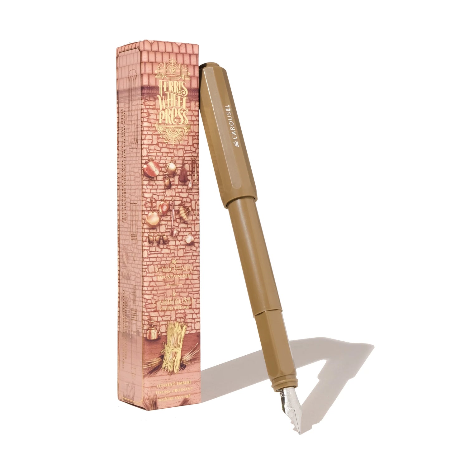 Ferris Wheel Press - Oinking Embers Limited Edition - The Carousel Fountain Pen