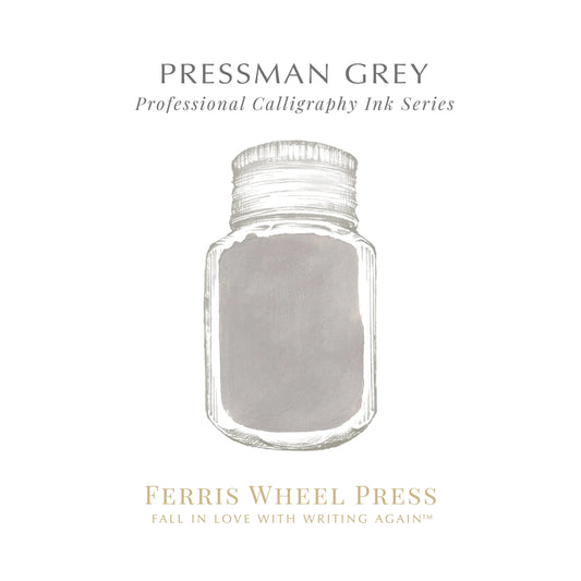 Ferris Wheel Press - Calligraphy Ink - Pressman Grey 28 ml