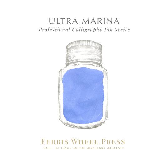 Ferris Wheel Press - Calligraphy Ink - Ultra Marina 28 ml