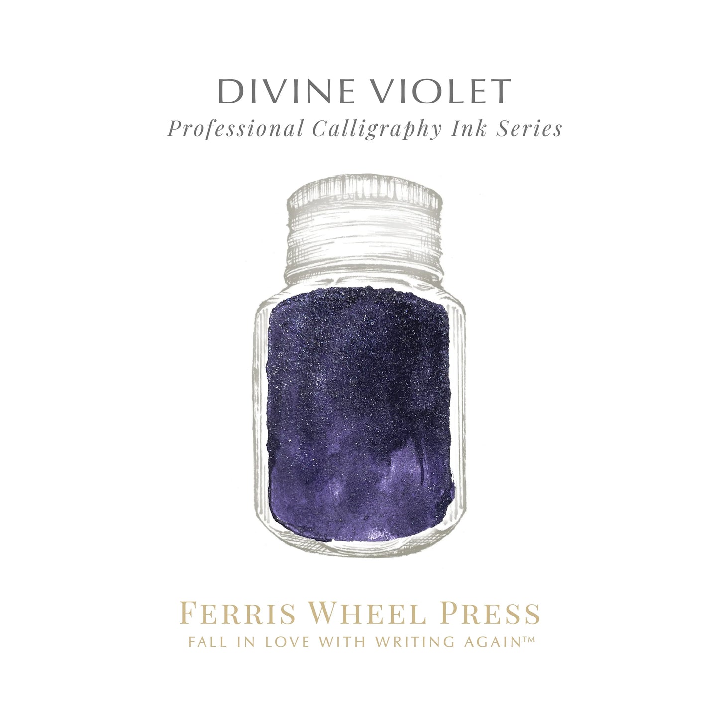 Ferris Wheel Press - Calligraphy Ink - Divine Violet 28 ml