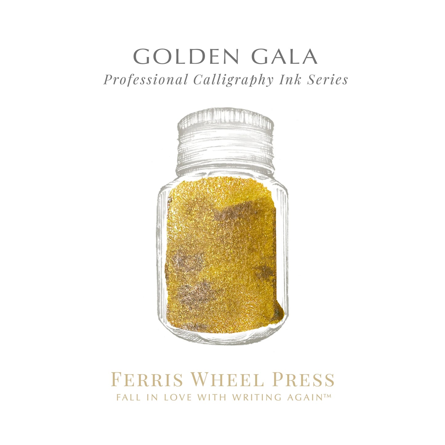 Ferris Wheel Press - Calligraphy Ink - Golden Gala 28 ml