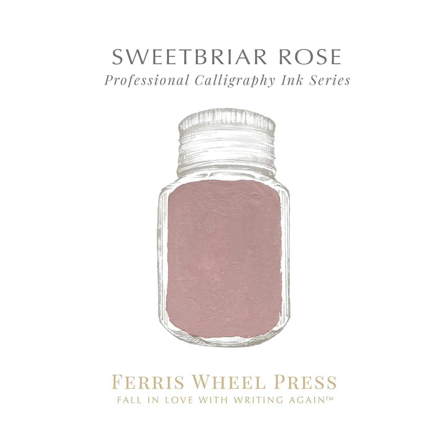 Ferris Wheel Press - Calligraphy Ink - Sweetbriar Rose 28 ml