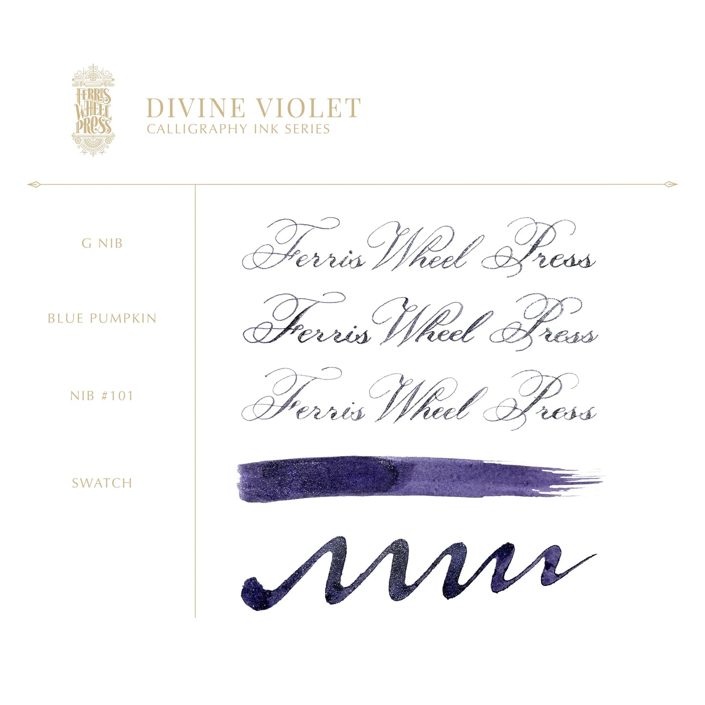 Ferris Wheel Press - Calligraphy Ink - Divine Violet 28 ml